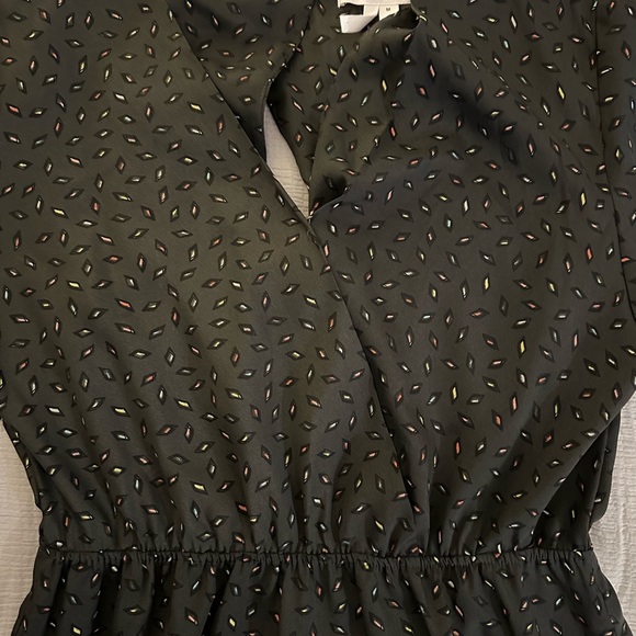 BCBGeneration Gray with multi color specs, cut out back design - Picture 8 of 10